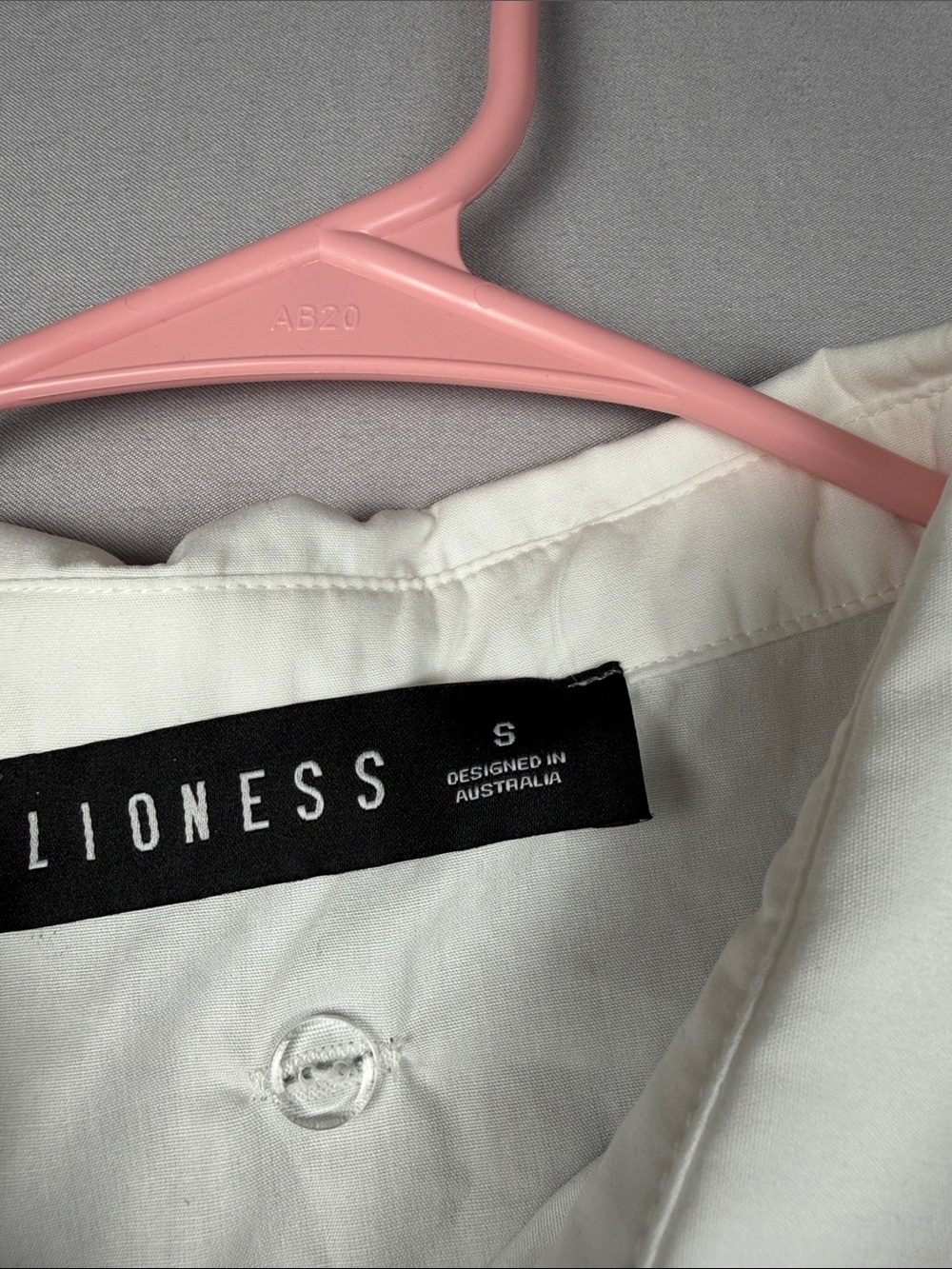 Lioness Coastal Cable Knit Crewneck Sweater - Grey (removable collar) - Picture 3 of 7